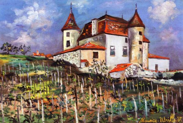 Le Château De Pouilly by Maurice Utrillo