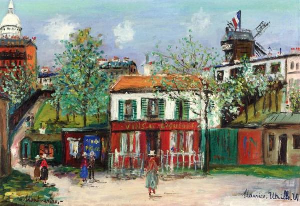 Le Maquis De Montmartre by Maurice Utrillo