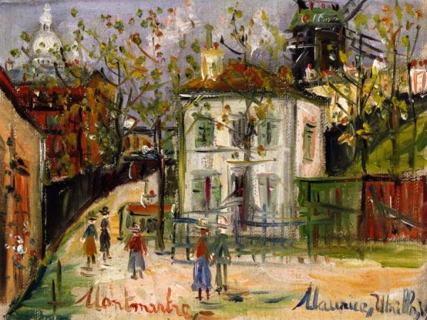 Le Maquise De Montmartre by Maurice Utrillo