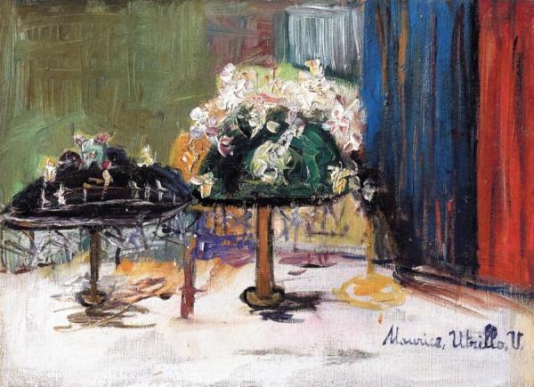 Lucie Valore's Hats by Maurice Utrillo Oil Painting Reproductions