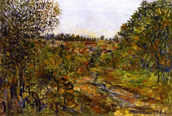 Montmagny Landscape by Maurice Utrillo