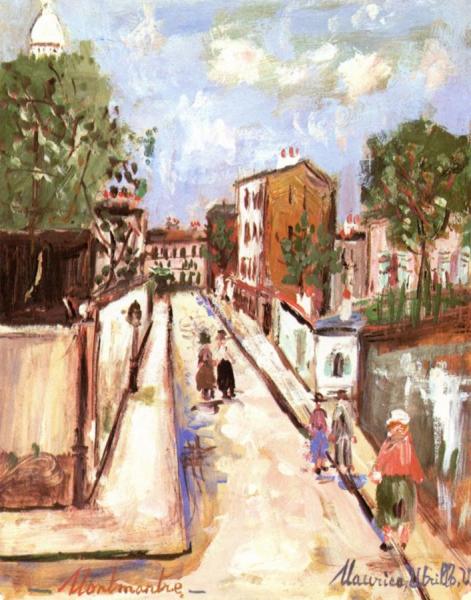Montmartre by Maurice Utrillo