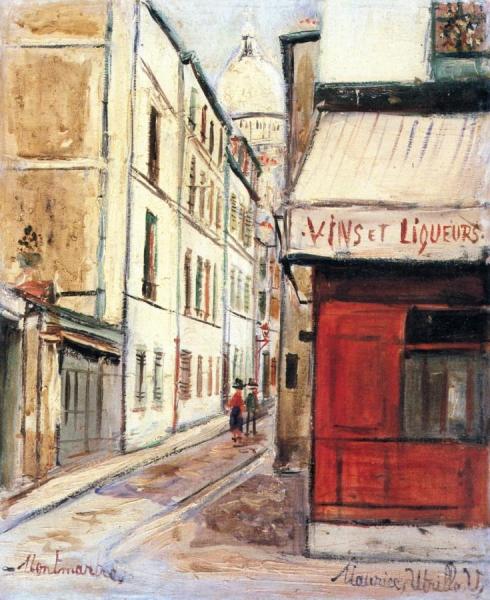 Montmartre, Sacre Coeur by Maurice Utrillo