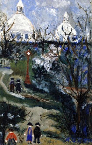 Montmartre, Square Saint-pierre by Maurice Utrillo