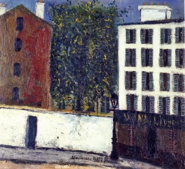 Montmartre Street by Maurice Utrillo