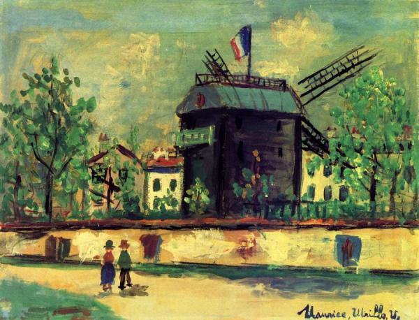 Moulin De La Galette by Maurice Utrillo