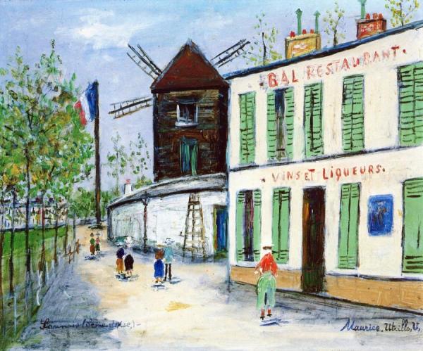Moulin De Sannois by Maurice Utrillo