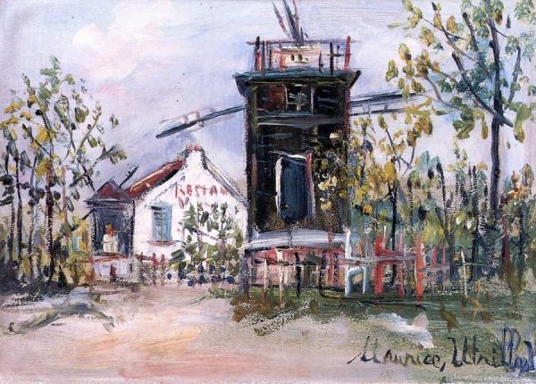 Moulin De Sannois by Maurice Utrillo