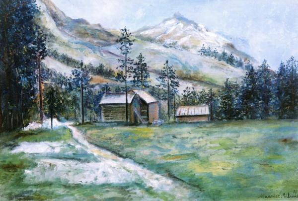 Mountain Landscape by Maurice Utrillo