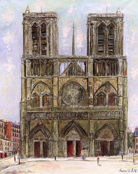 Notre-dame De Paris by Maurice Utrillo