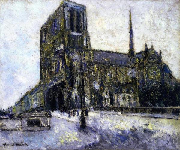 Notre-dame De Paris by Maurice Utrillo