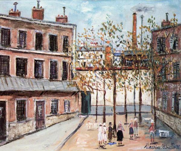 Nursing Home Near Paris by Maurice Utrillo