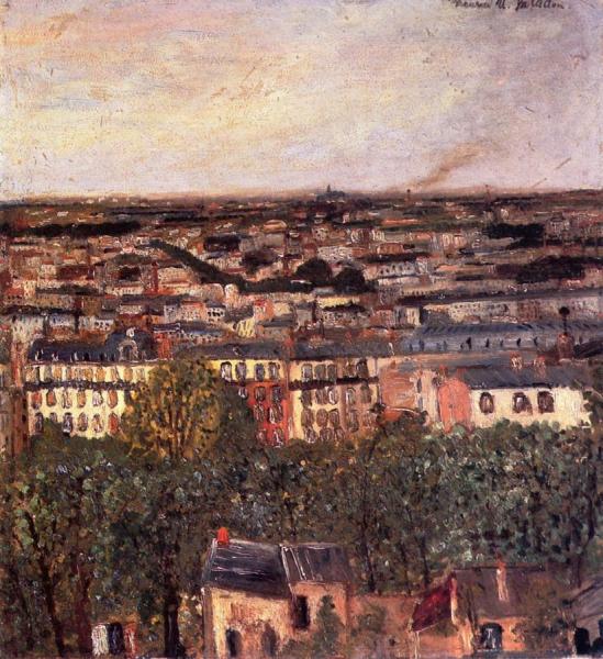 Paris Seen From Montmartre by Maurice Utrillo