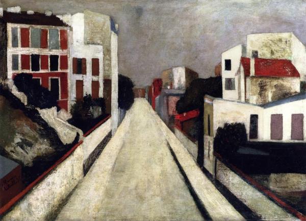 Rue De Crimée, Paris by Maurice Utrillo