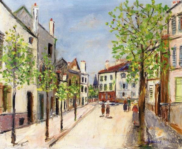 Rue De Pontoise by Maurice Utrillo