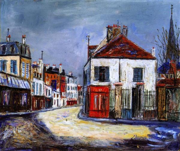 Rue Du Banlieu by Maurice Utrillo