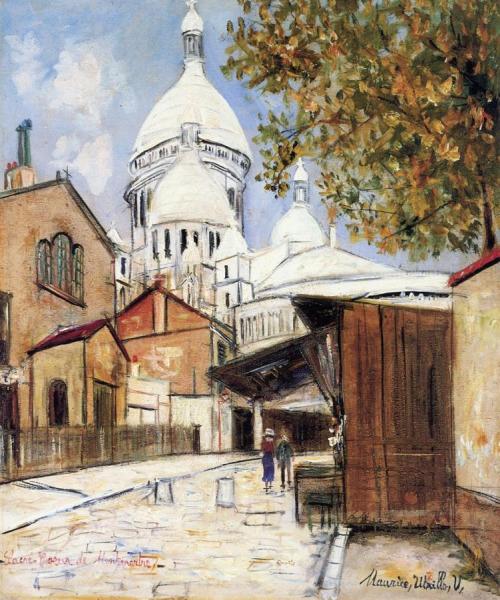 Sacré-coeur De Montmartre by Maurice Utrillo