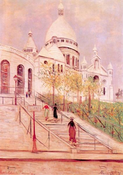 Sacre-coeur De Montmartre by Maurice Utrillo