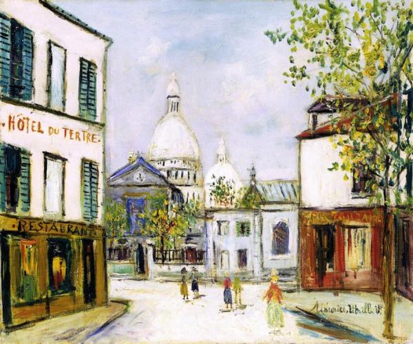 Sacré-coeur In Montmartre by Maurice Utrillo