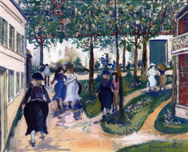 Saine-anne, Woman's Quarter by Maurice Utrillo