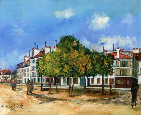 Saint-germain (seine-et-oise) by Maurice Utrillo
