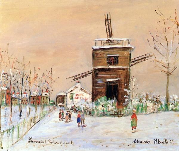 Sannois (seine-et-oise) by Maurice Utrillo Oil Painting Reproductions