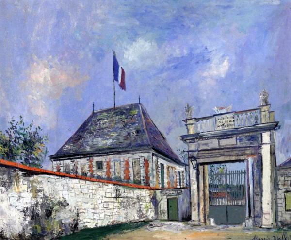 Soissons, L'arquebuse, La Porte by Maurice Utrillo