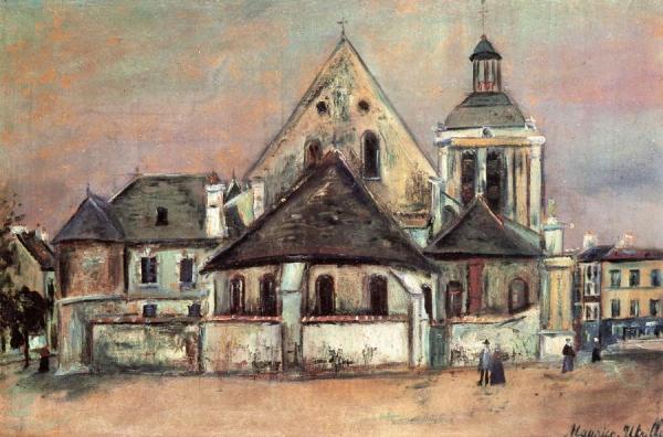 St. Pierre De Montmartre by Maurice Utrillo