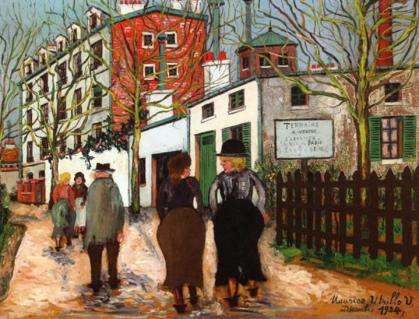 Street In Ivry by Maurice Utrillo