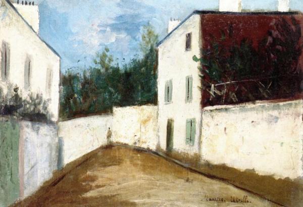 Street In Montmartre by Maurice Utrillo