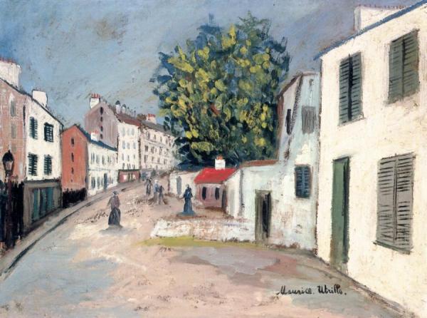 Street In Montmartre by Maurice Utrillo