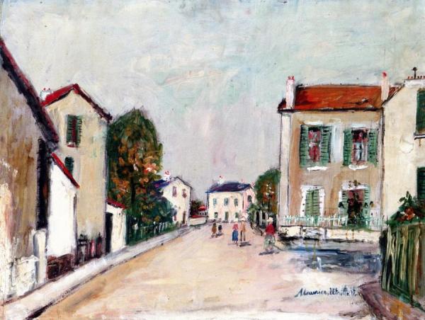 Street In Samois by Maurice Utrillo