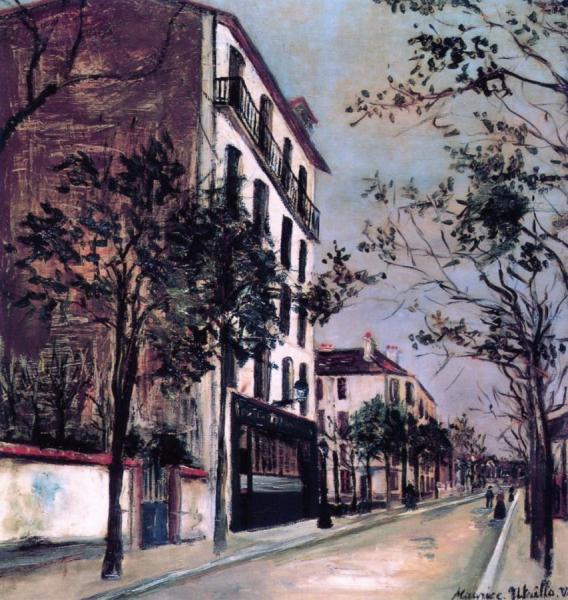 Street In Sannois by Maurice Utrillo