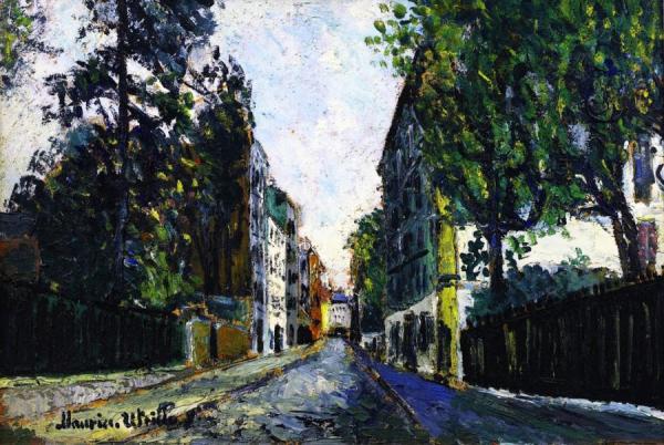 Street In Sannois by Maurice Utrillo