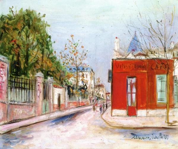 Street In Sannois by Maurice Utrillo