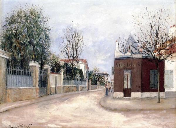 Street In Scanes by Maurice Utrillo