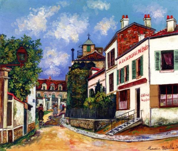Street Scene by Maurice Utrillo