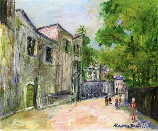 Street Scene by Maurice Utrillo