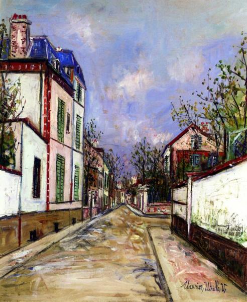 Suburban Street by Maurice Utrillo