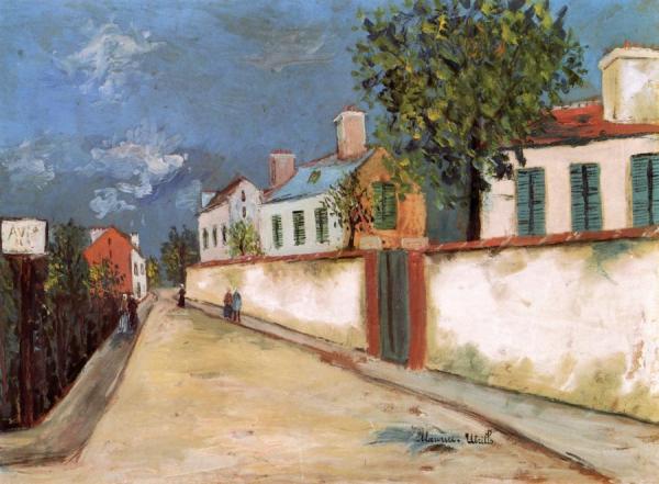 Suburban Street by Maurice Utrillo