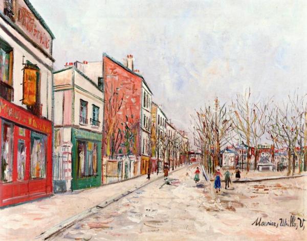 Suburban Street by Maurice Utrillo