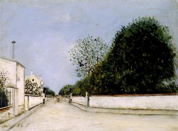 Suburban Street by Maurice Utrillo