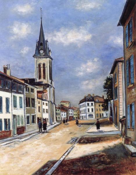 Suburban Street by Maurice Utrillo