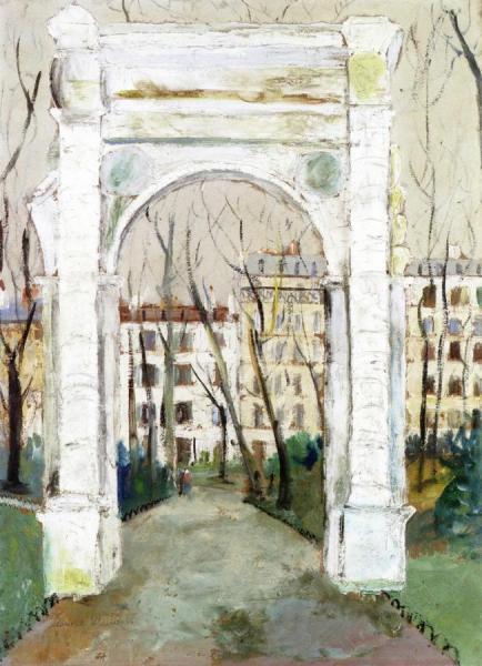 The Arc Du Parc Monceau by Maurice Utrillo