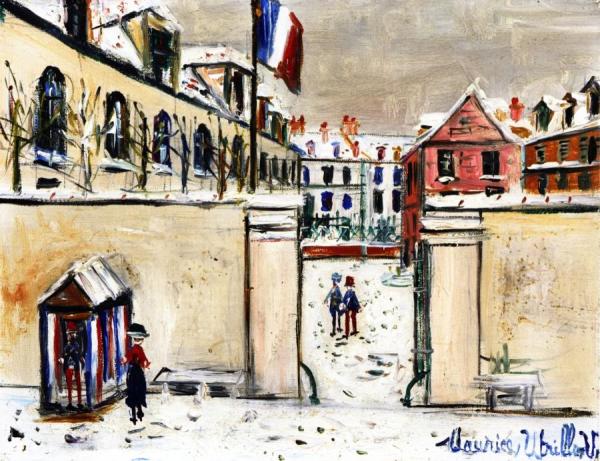 The Barracks At Soissons by Maurice Utrillo