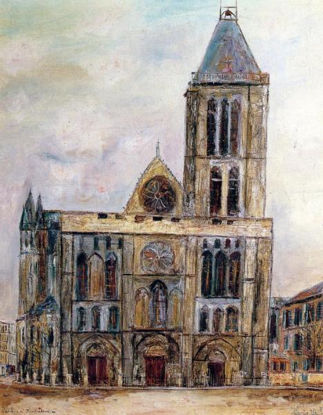 The Basilica Of Saint-denis by Maurice Utrillo