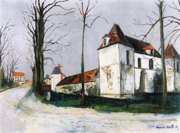 The Château Des Mesnuls by Maurice Utrillo