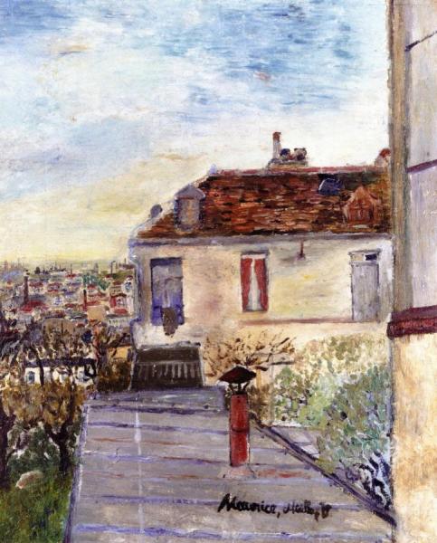 The Chaudoin Home by Maurice Utrillo
