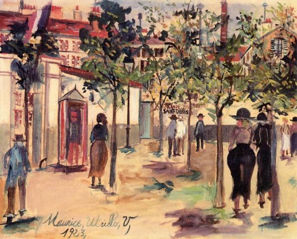 The Distillery At Saint-denis by Maurice Utrillo