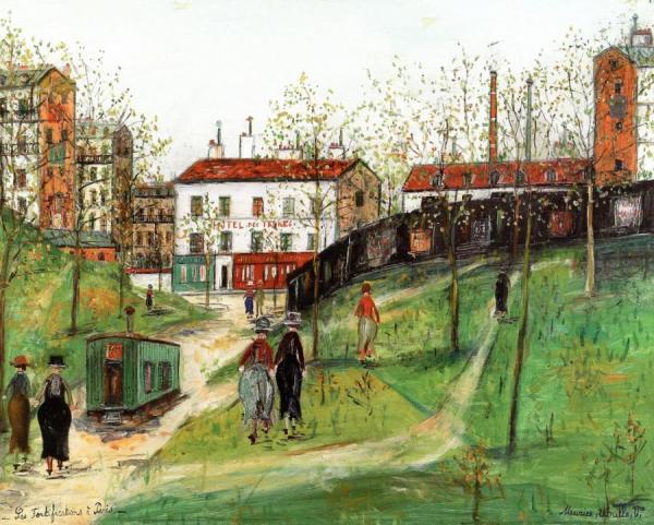 The Fortifications Of Paris by Maurice Utrillo